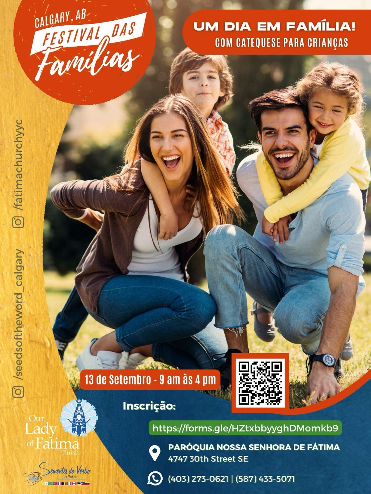 Festival das famílias no Canadá